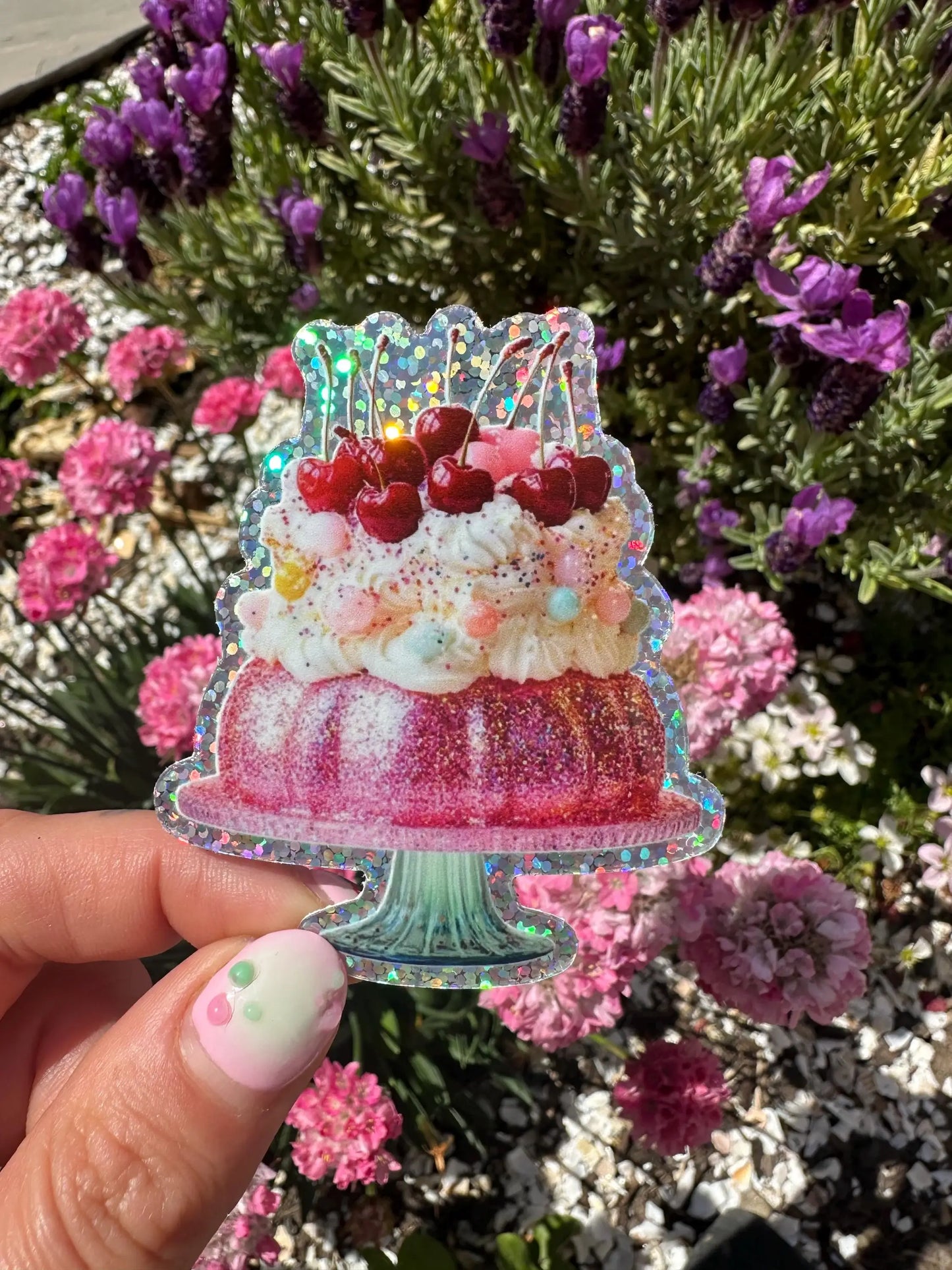 Jelly Vinyl Glitter Sticker