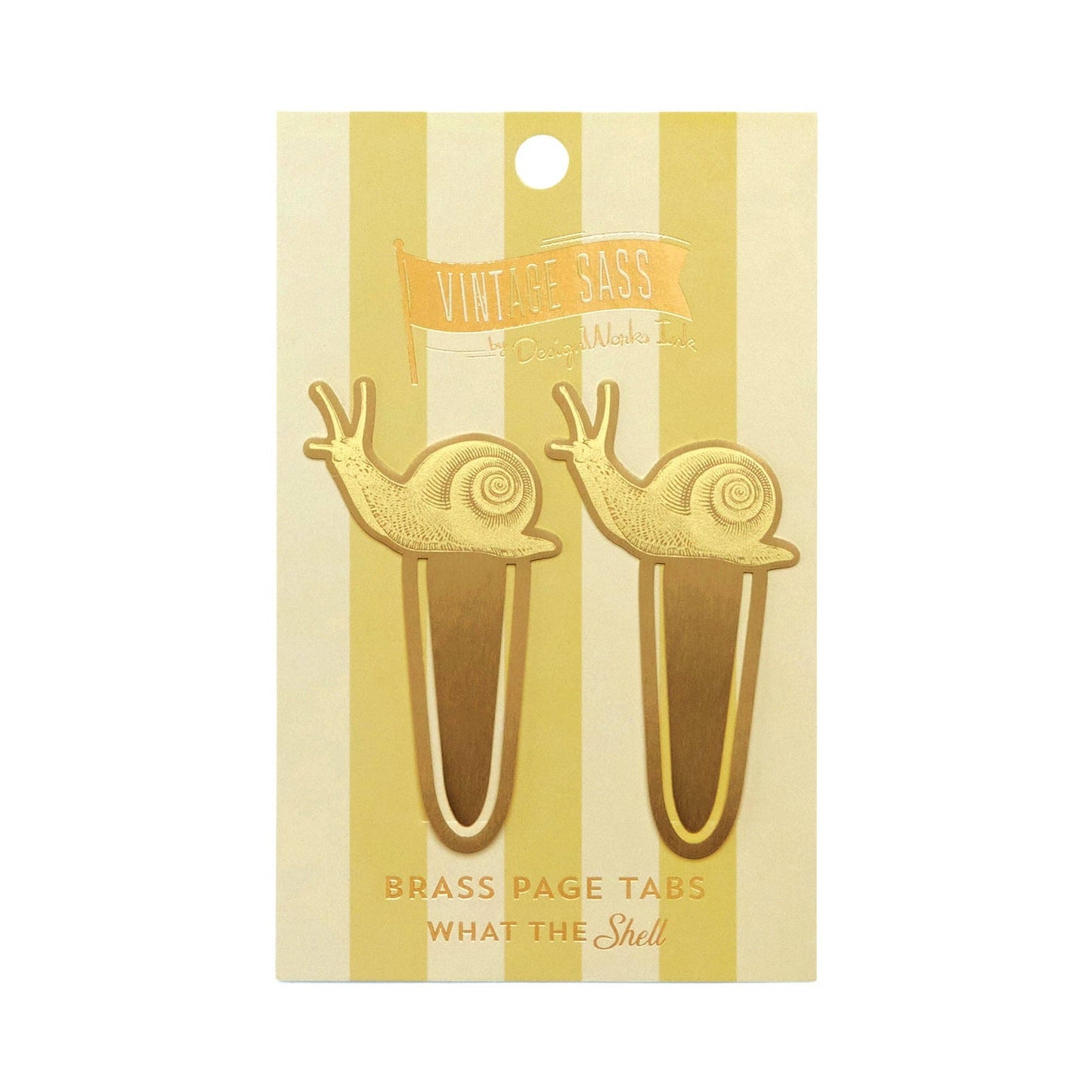 Brass Page Tabs - What The Shell