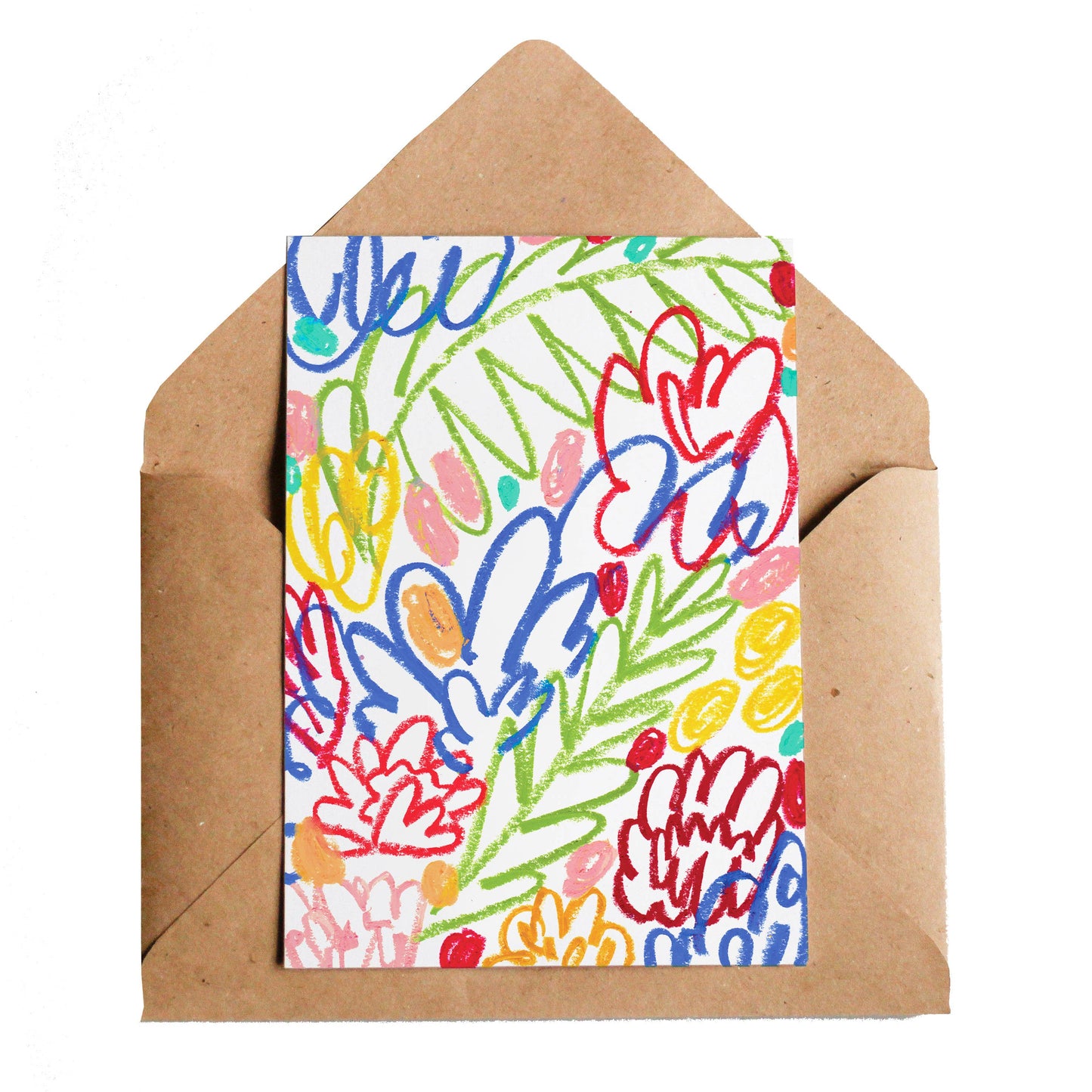 Hedgerow Abstract Card