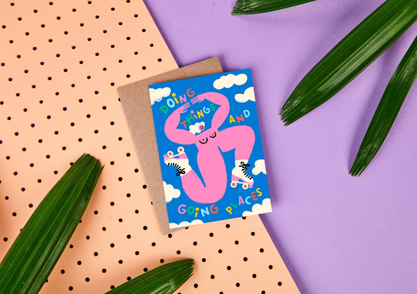 Doing Things and Going Places - Greeting Card - Naked Lady