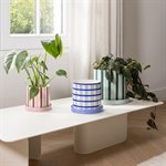 Clash Grid Planter with Saucer