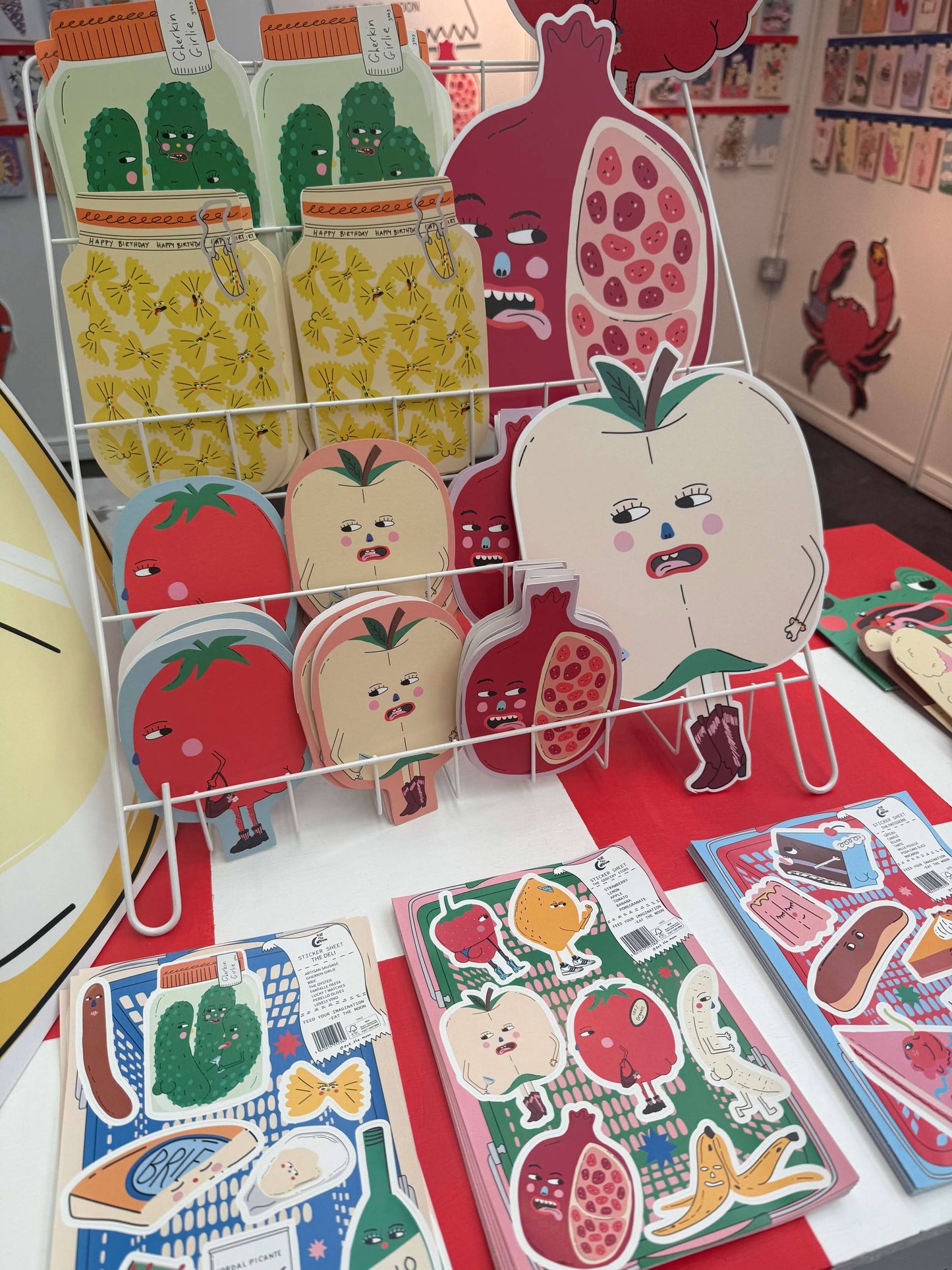 A5 sticker sheet - THE GROCERY STORE