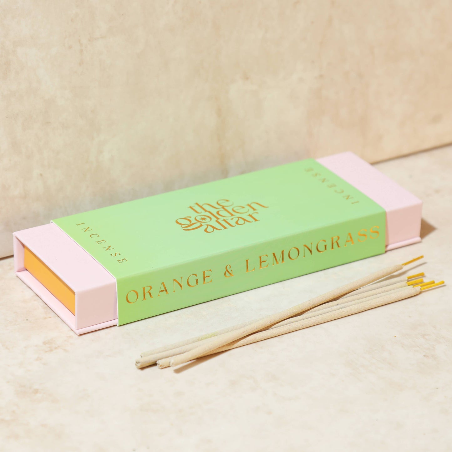 The Golden Altar Natural Incense - Orange & Lemongrass