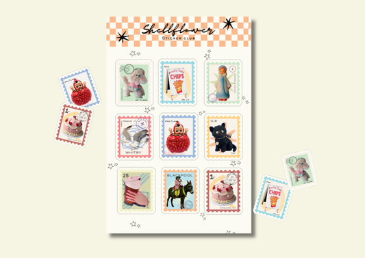 Stamps Sticker Sheet