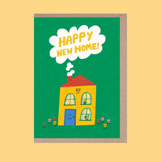 Happy New Home - Fun - Foil - First Home - House - Flat