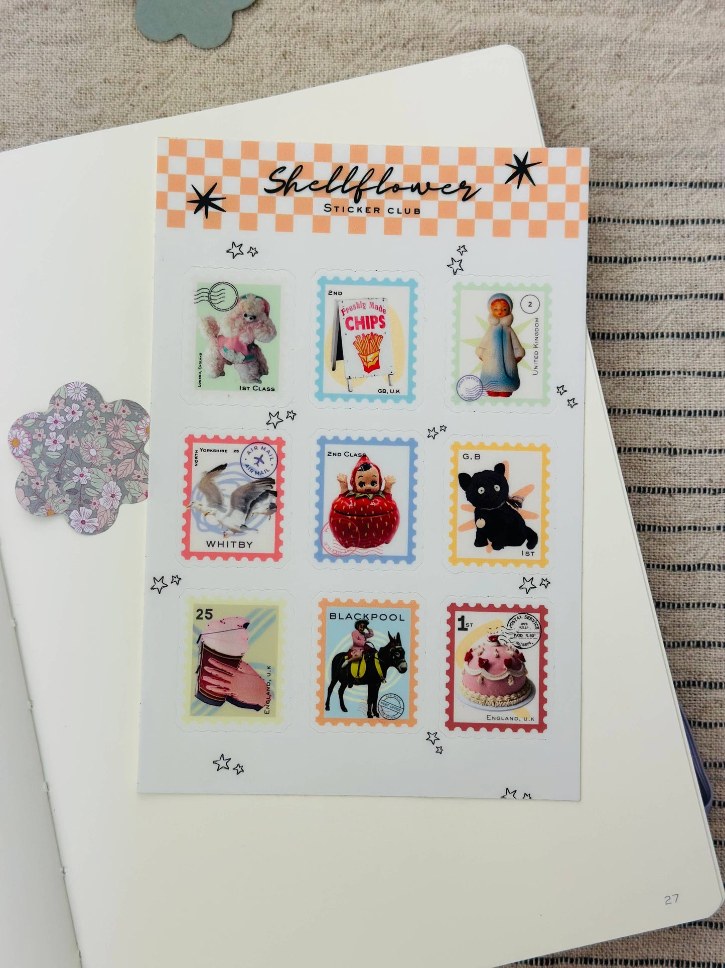 Stamps Sticker Sheet