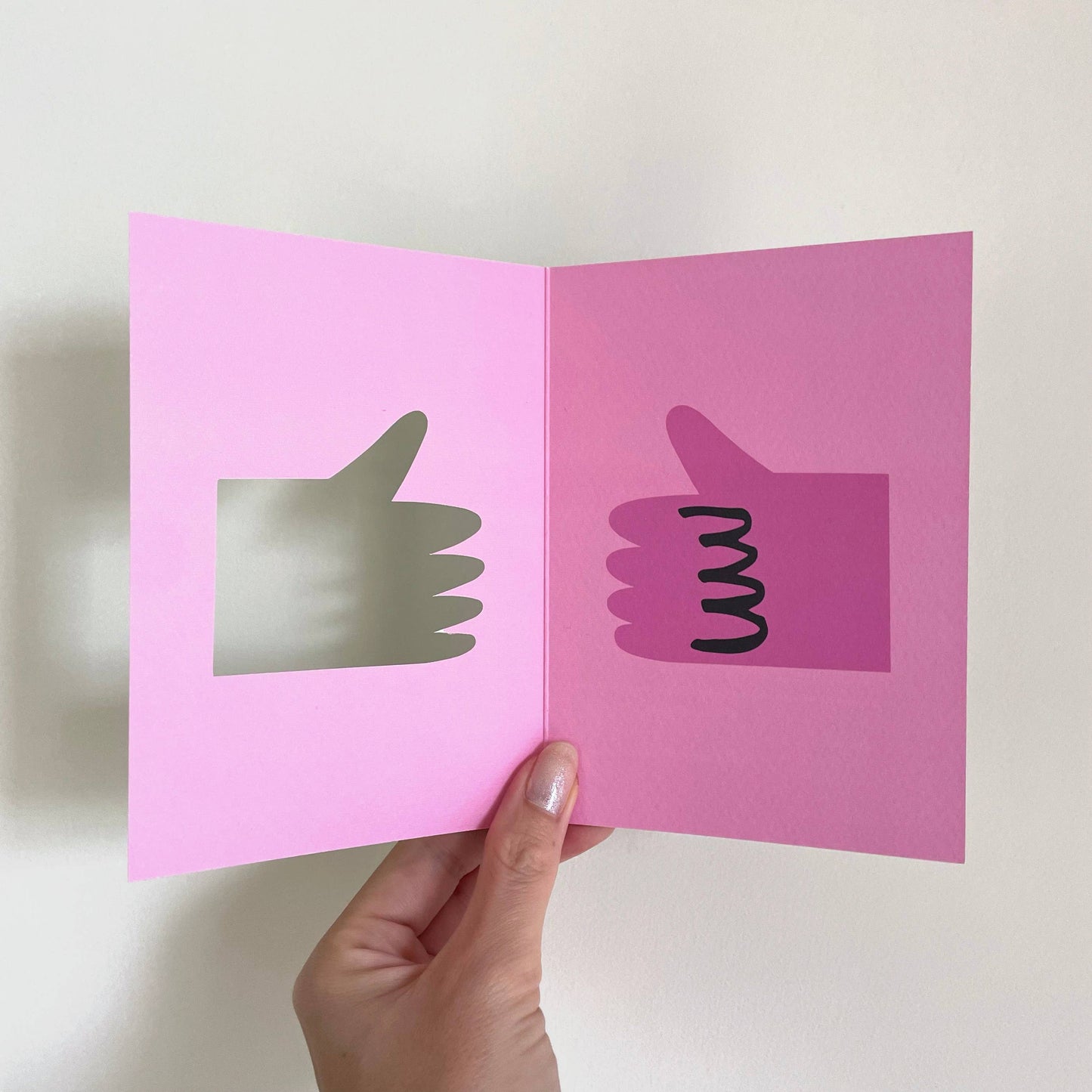 Thumbs Up Card - Congratulations - Well Done - You Did It