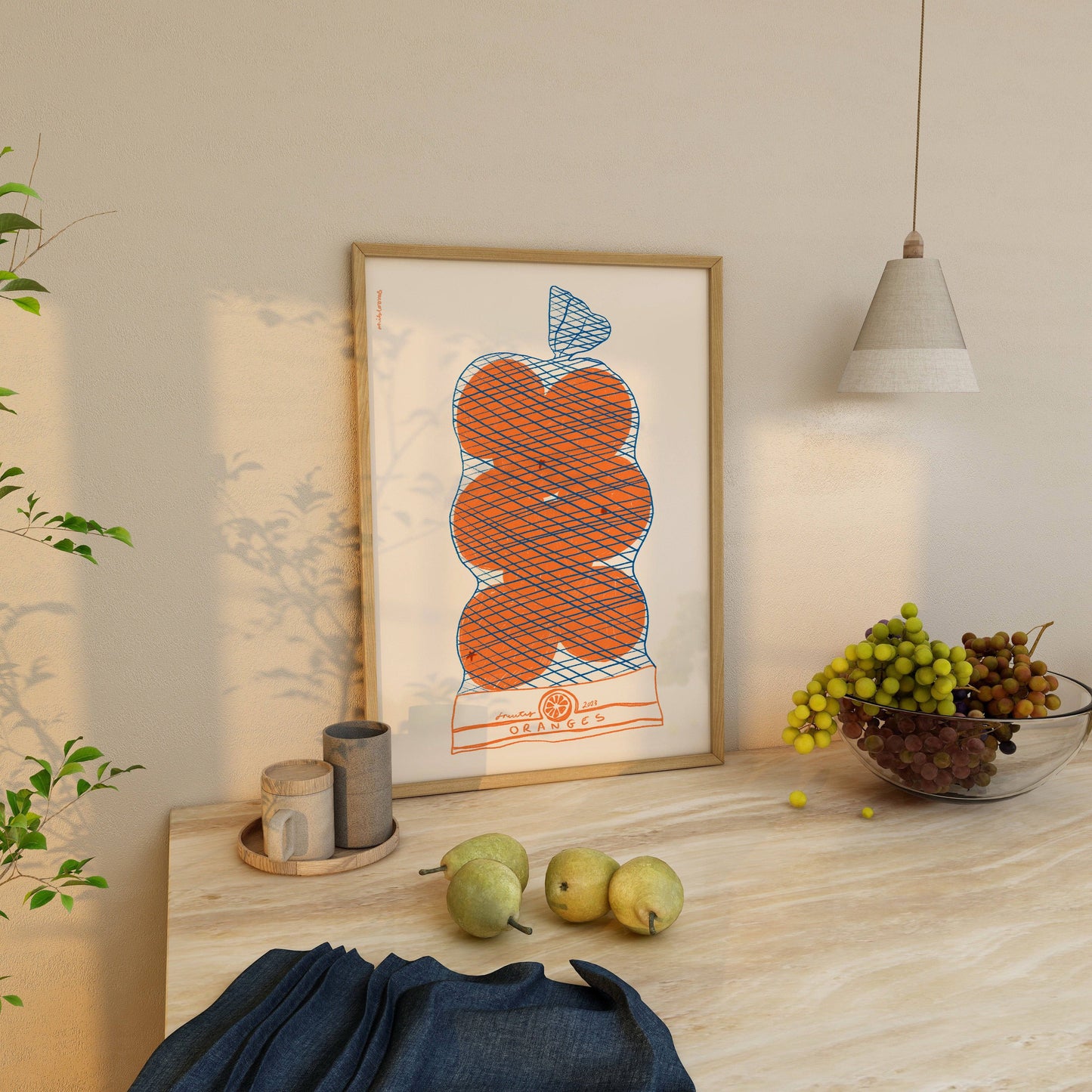 Oranges Art Print