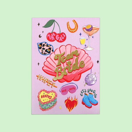 Team Bride Card