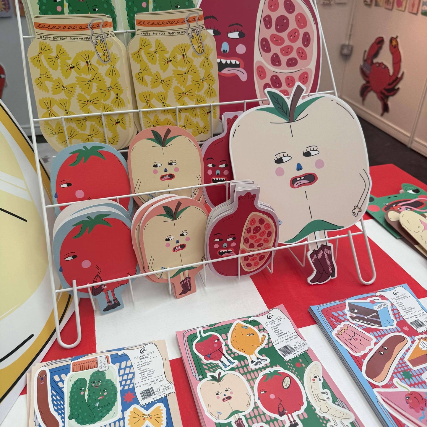 A5 sticker sheet - THE DELI