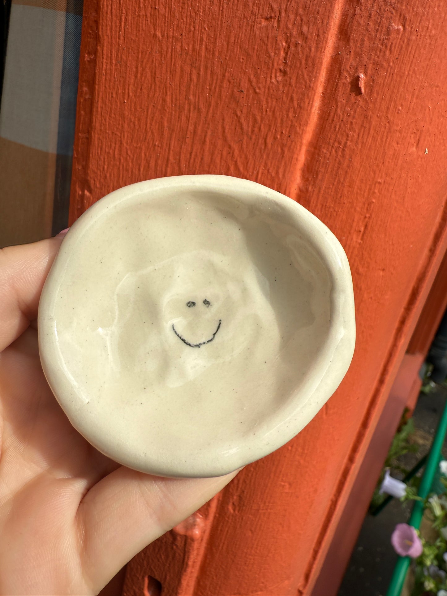 Smiley Round Trinket Dish