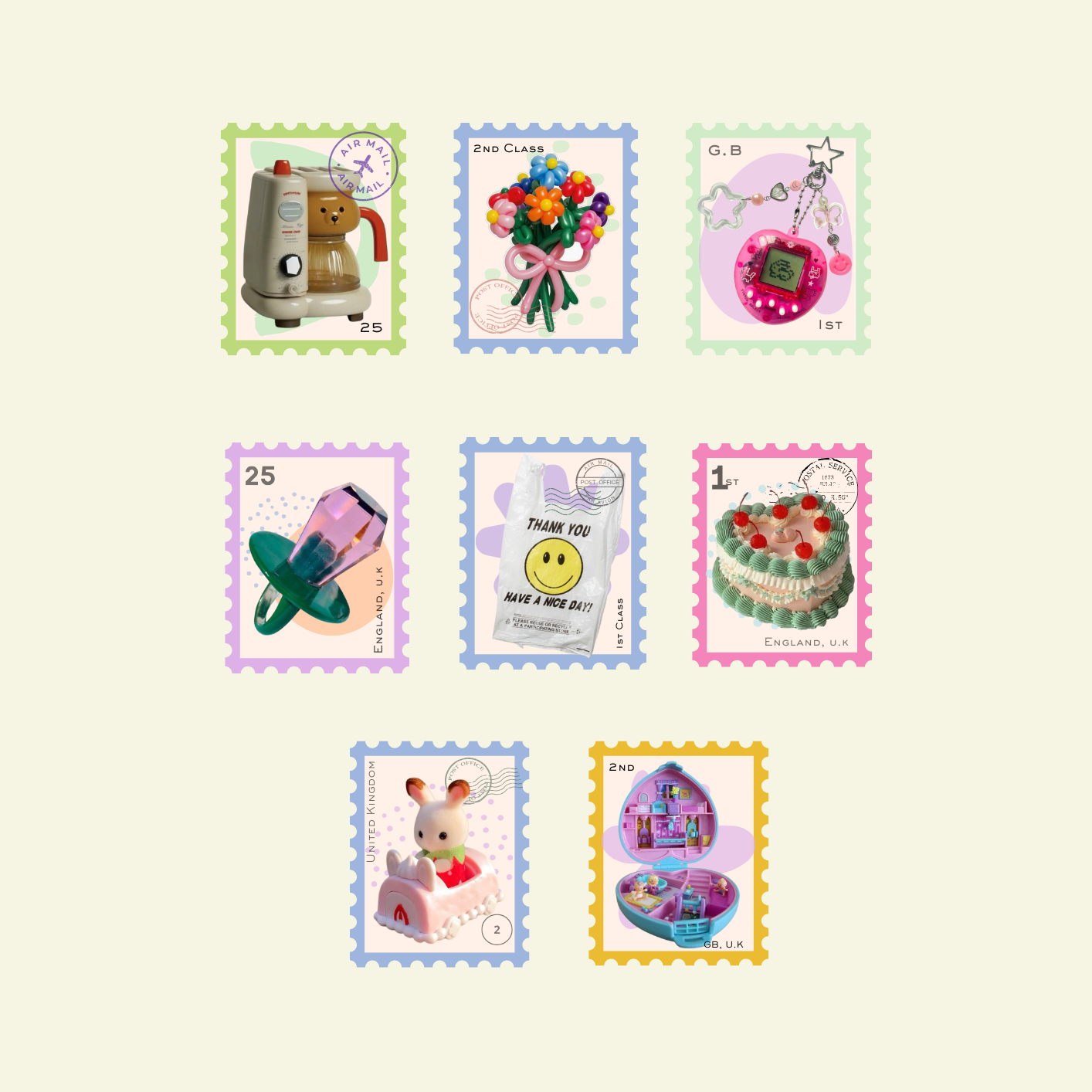 Millennial Washi Flake Stickers