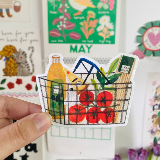 SPAGHETTI CART sticker