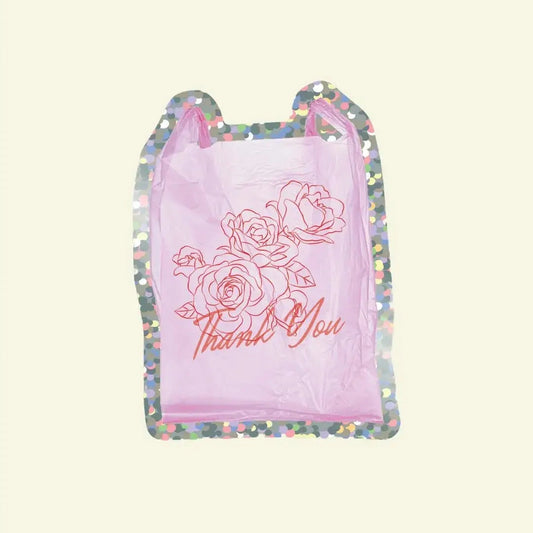 Thank you NYC Bag Glitter Sticker