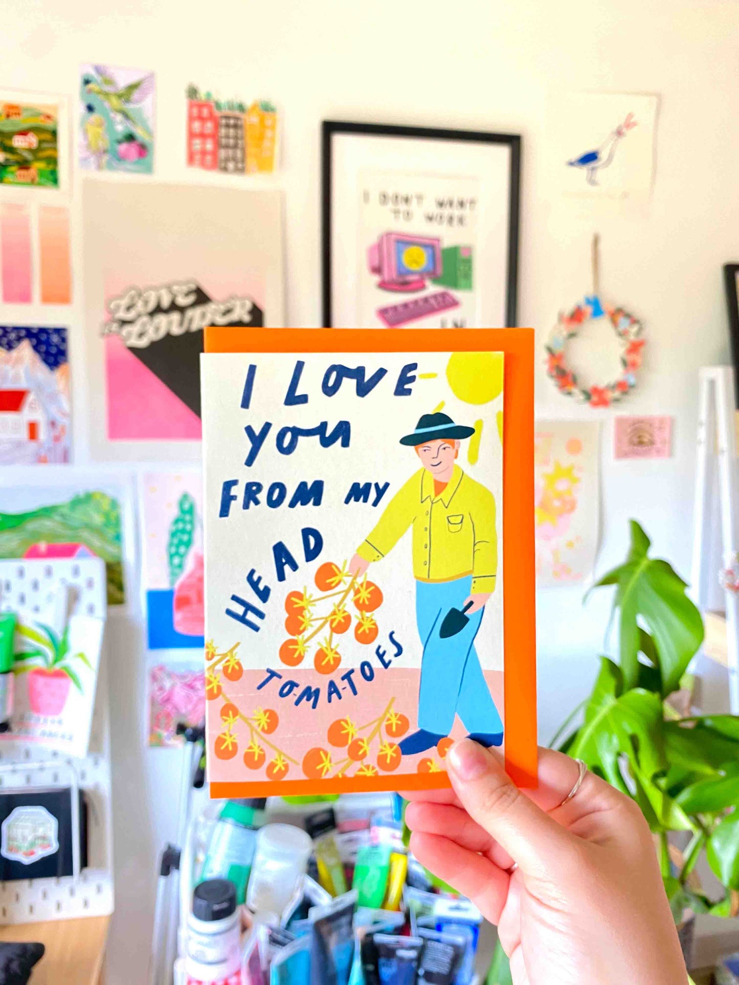 I love you from my head-to-ma-toes card