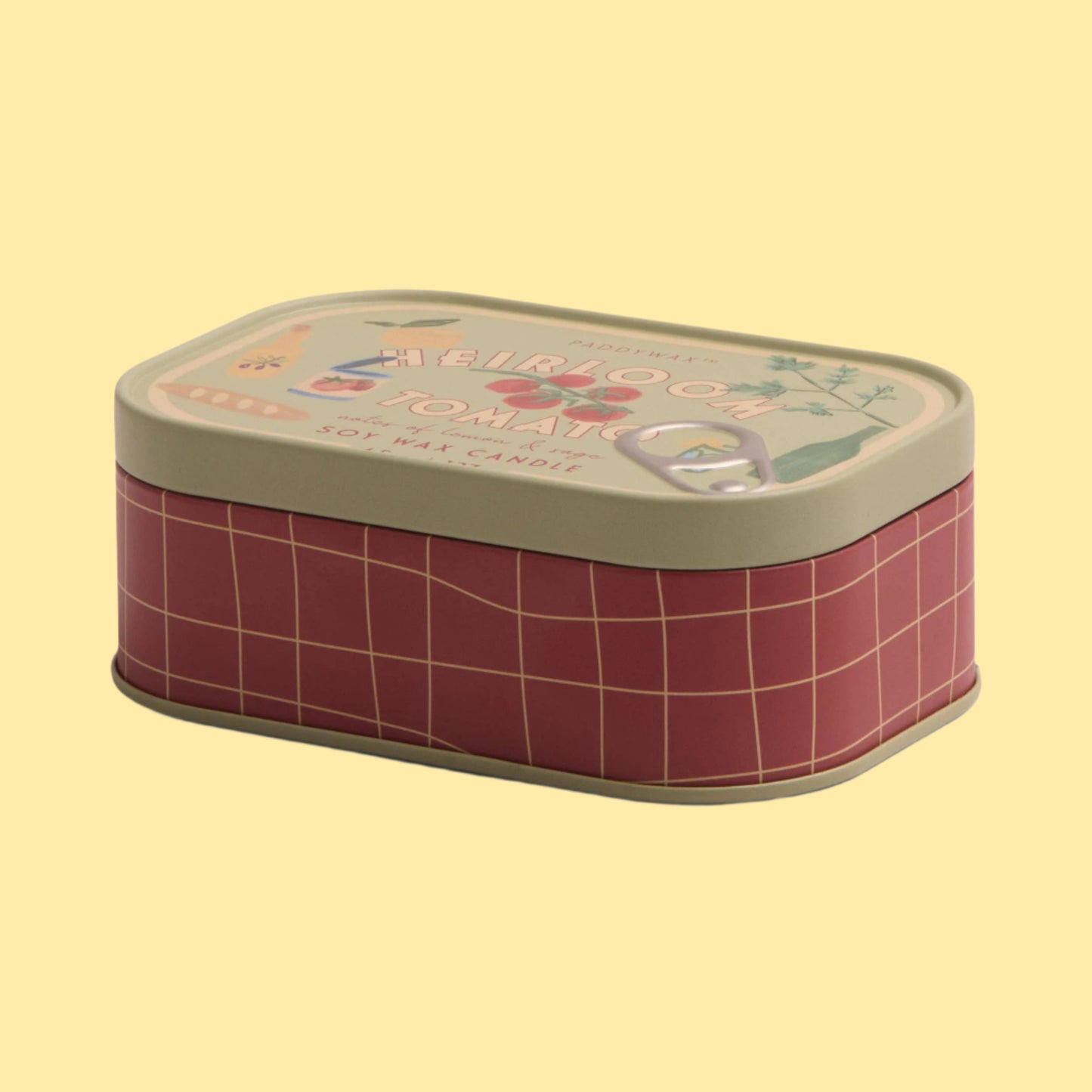Tomato Tin Candle - Heirloom Tomato
