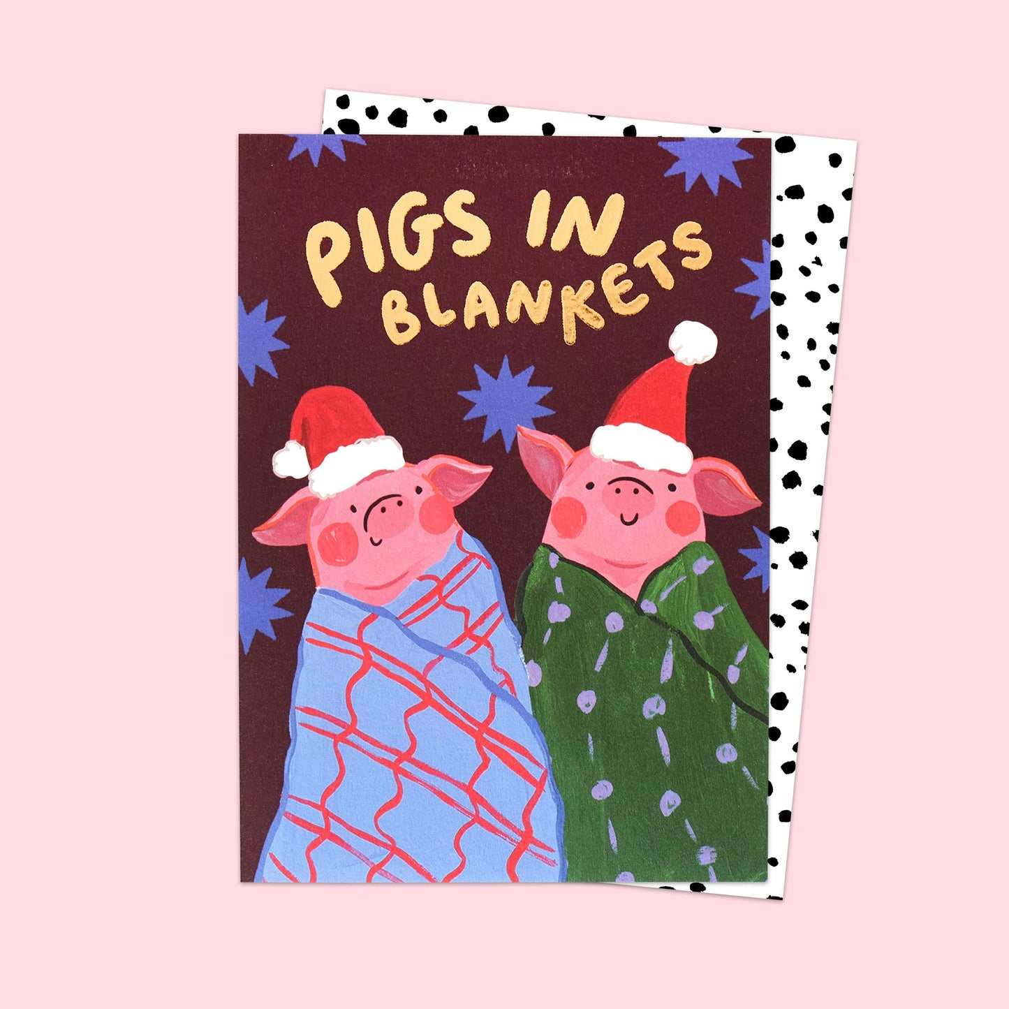 Pigs In Blankets Christmas Card