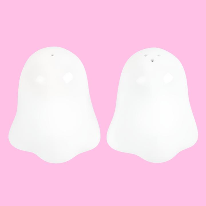 Ghostie Salt + Pepper Shakers