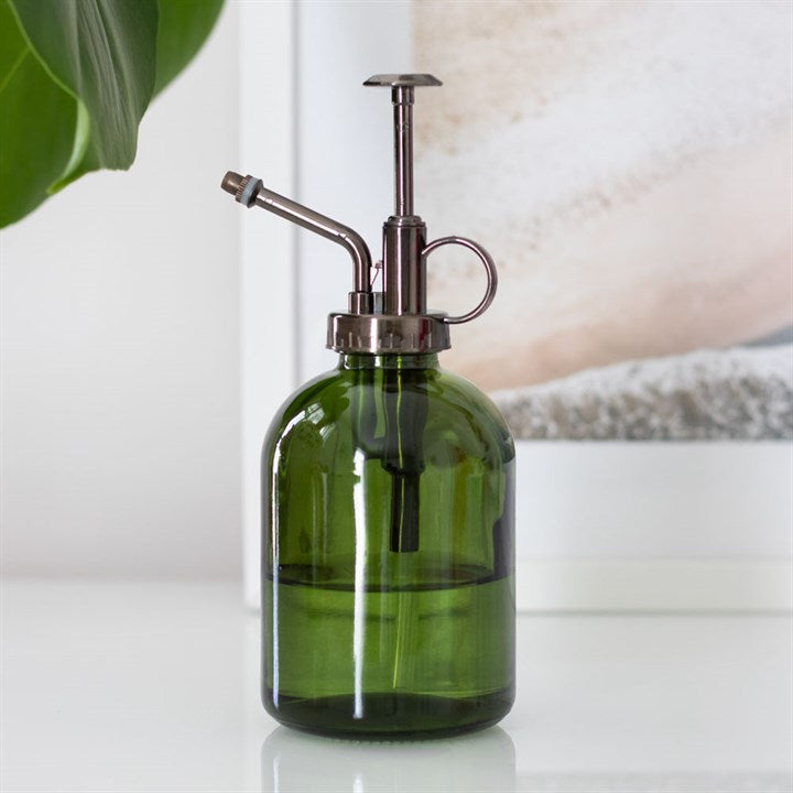 Minimal Bottle Green Glass Mister