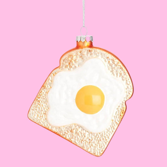 Fried Egg on Toast Bauble